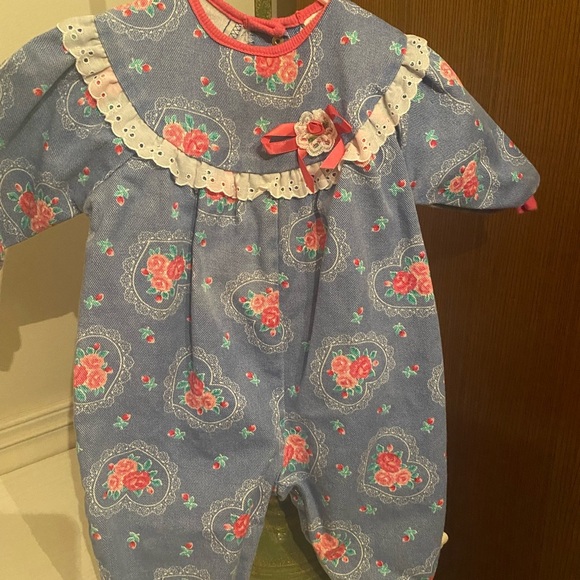 Bundle of 2 Vintage Healthtex Denim Rompers - Picture 6 of 16
